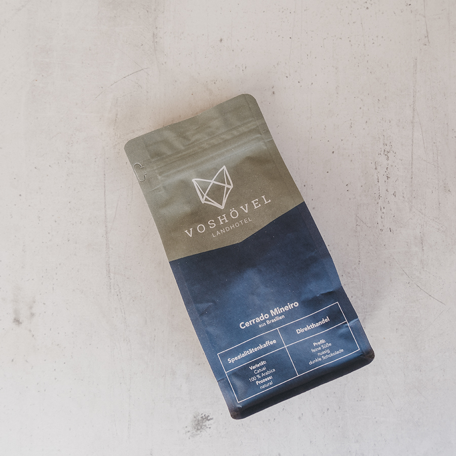 Packung mit Kaffeebohnen