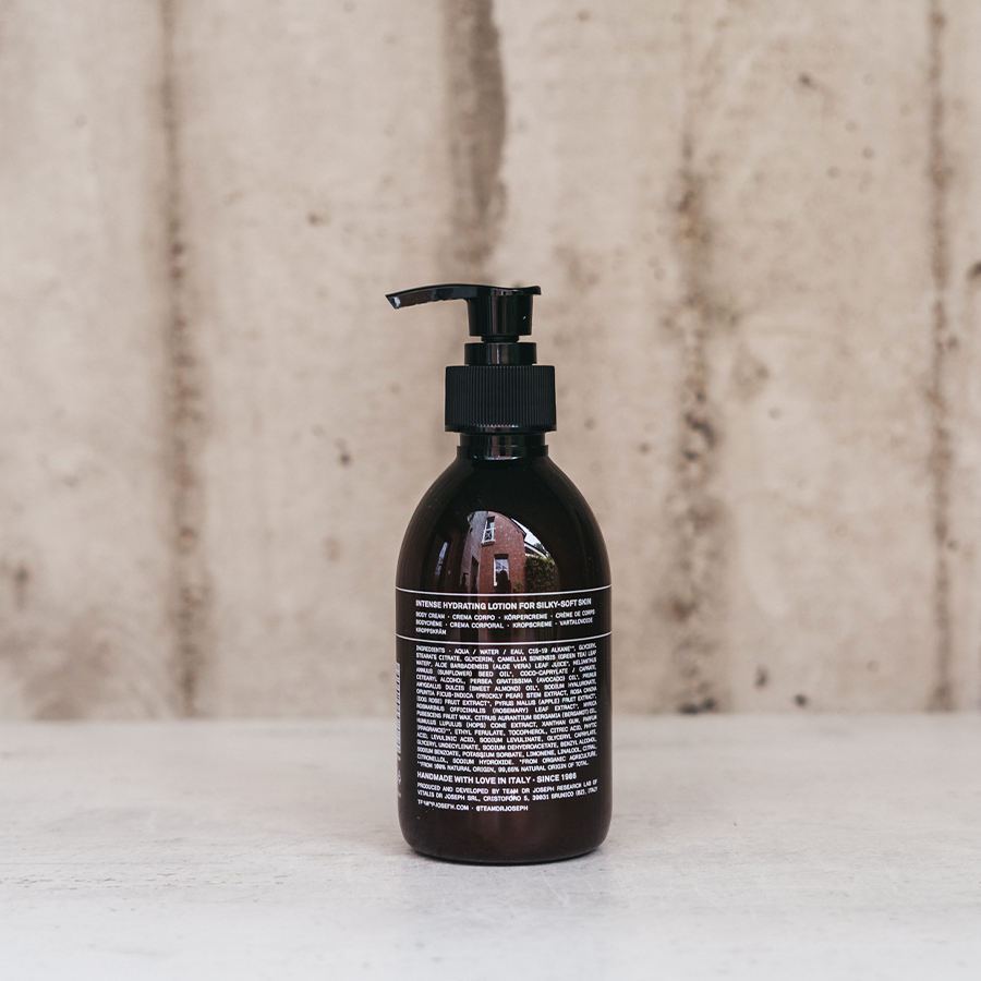 Team Dr. Joseph Body Lotion Rückseite